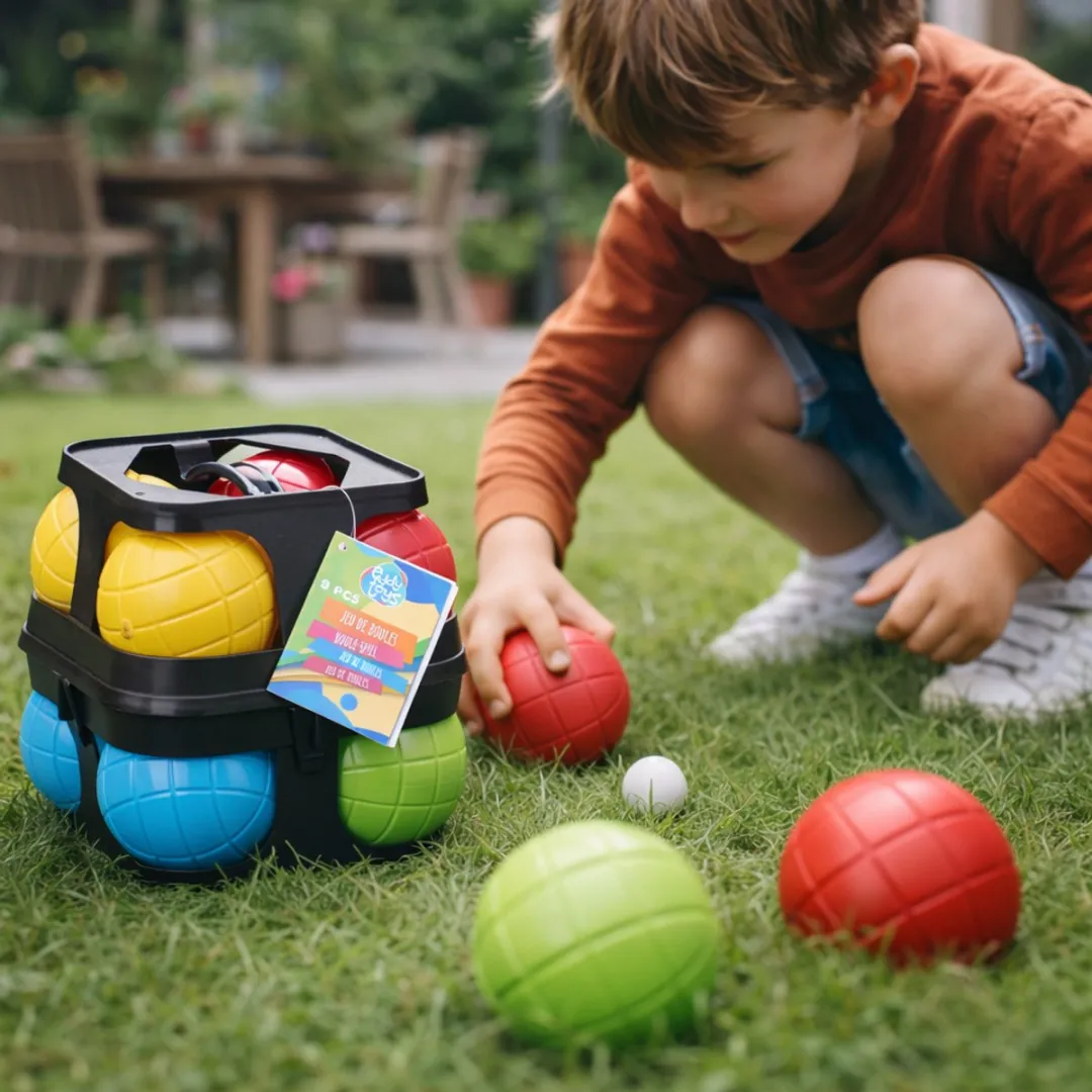 Eddy Toys Jeu De Boules 9-delig - Kunststof Boules - Draagkoffer