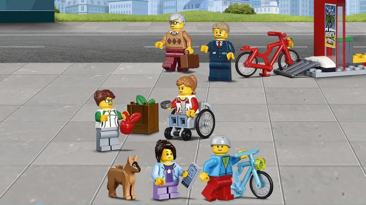 LEGO City Busstation 60154 - 337 Stukken - 6 Minifiguren