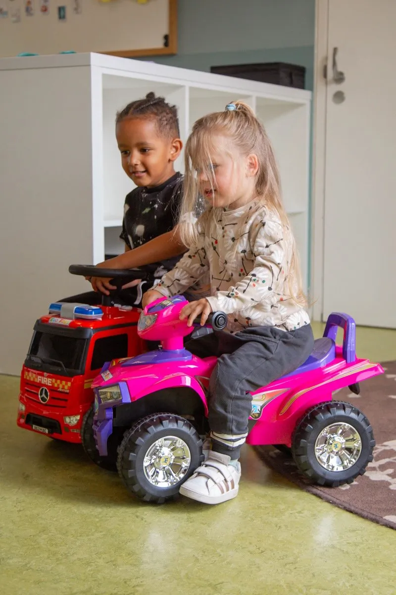 Eco Toys Quad Loopauto Rood - LED Licht & Muziek