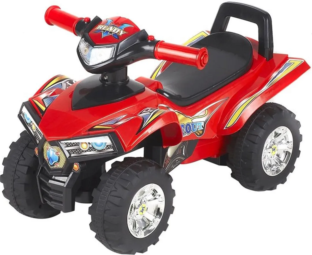 Eco Toys Quad Loopauto Rood