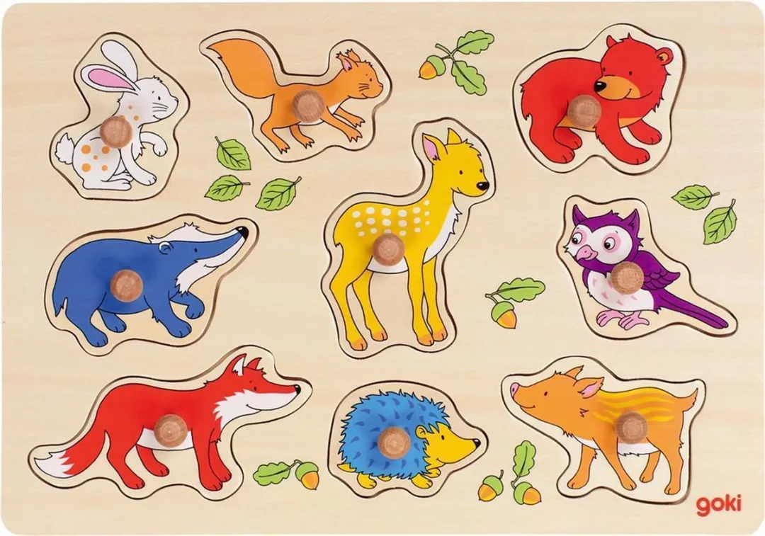 Goki Bosdieren Lift-out Puzzle