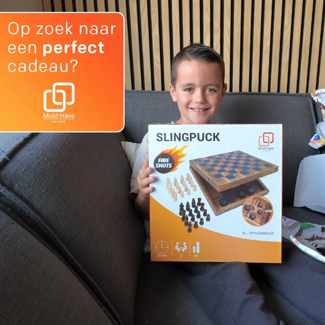 Must-Have for Kids Slingpuck XL Opvouwbaar - Donkerbruin