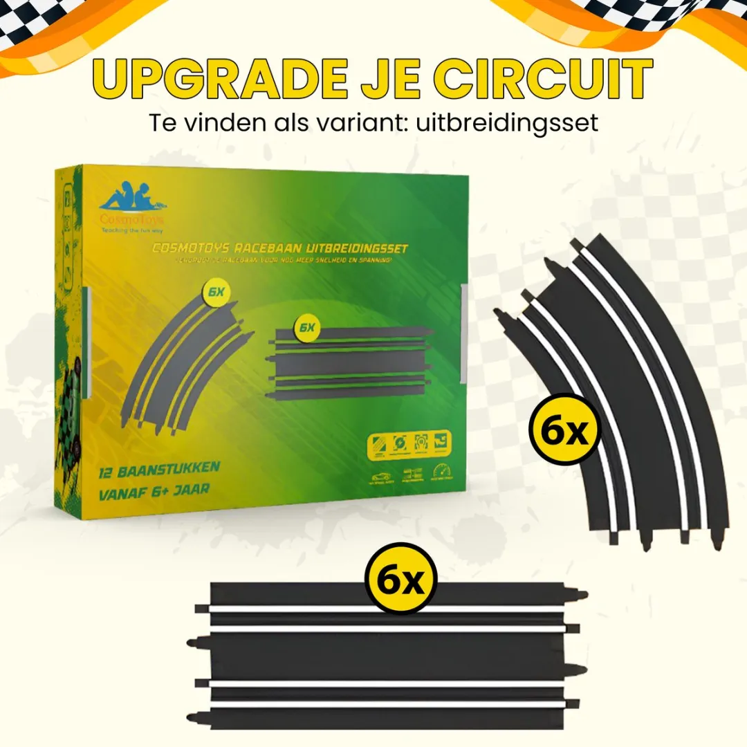 CosmoToys Elektrische Racebaan Looping 3.9M