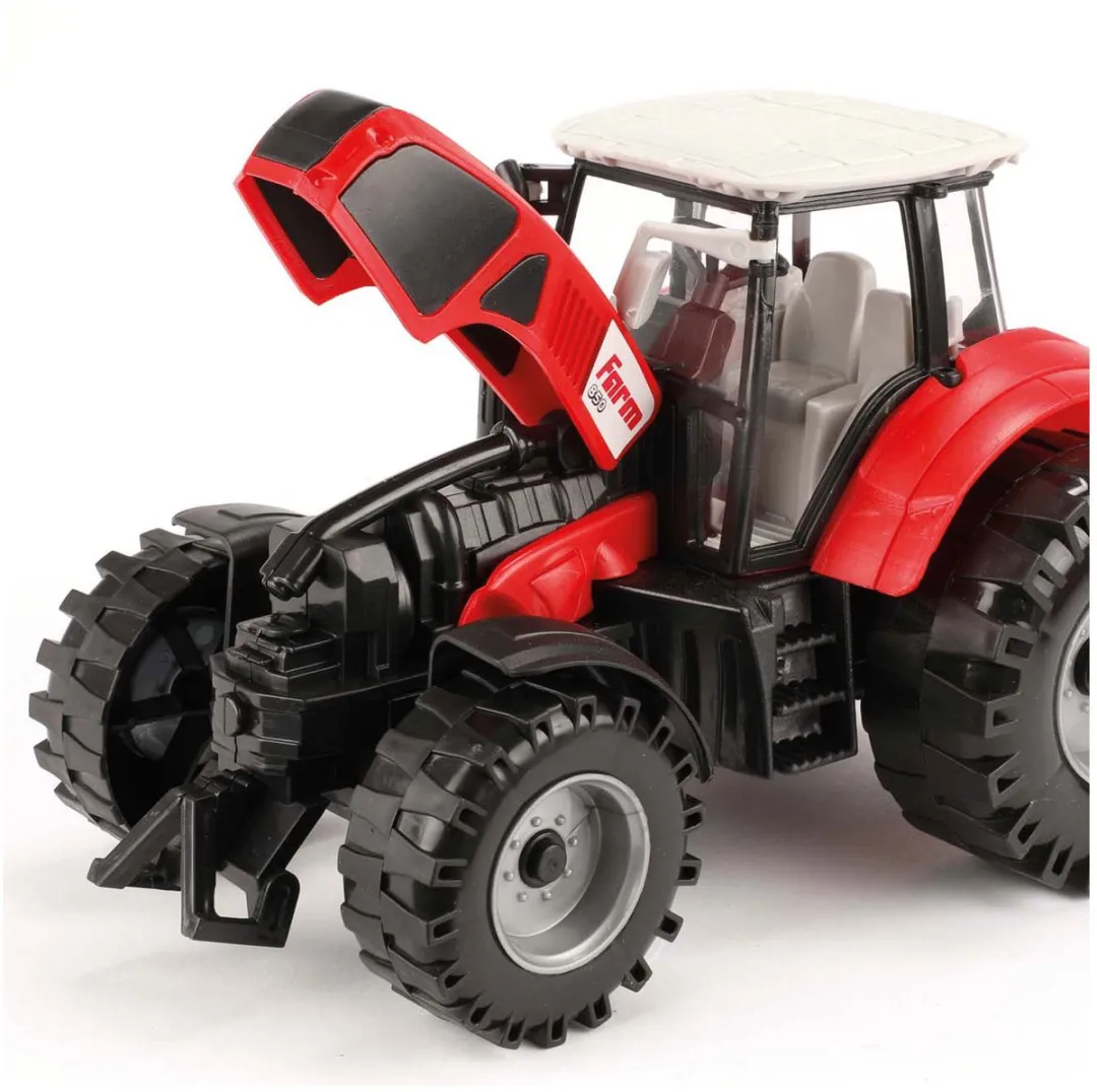 Toi-Toys Tractor met Frictie 19cm - Rood