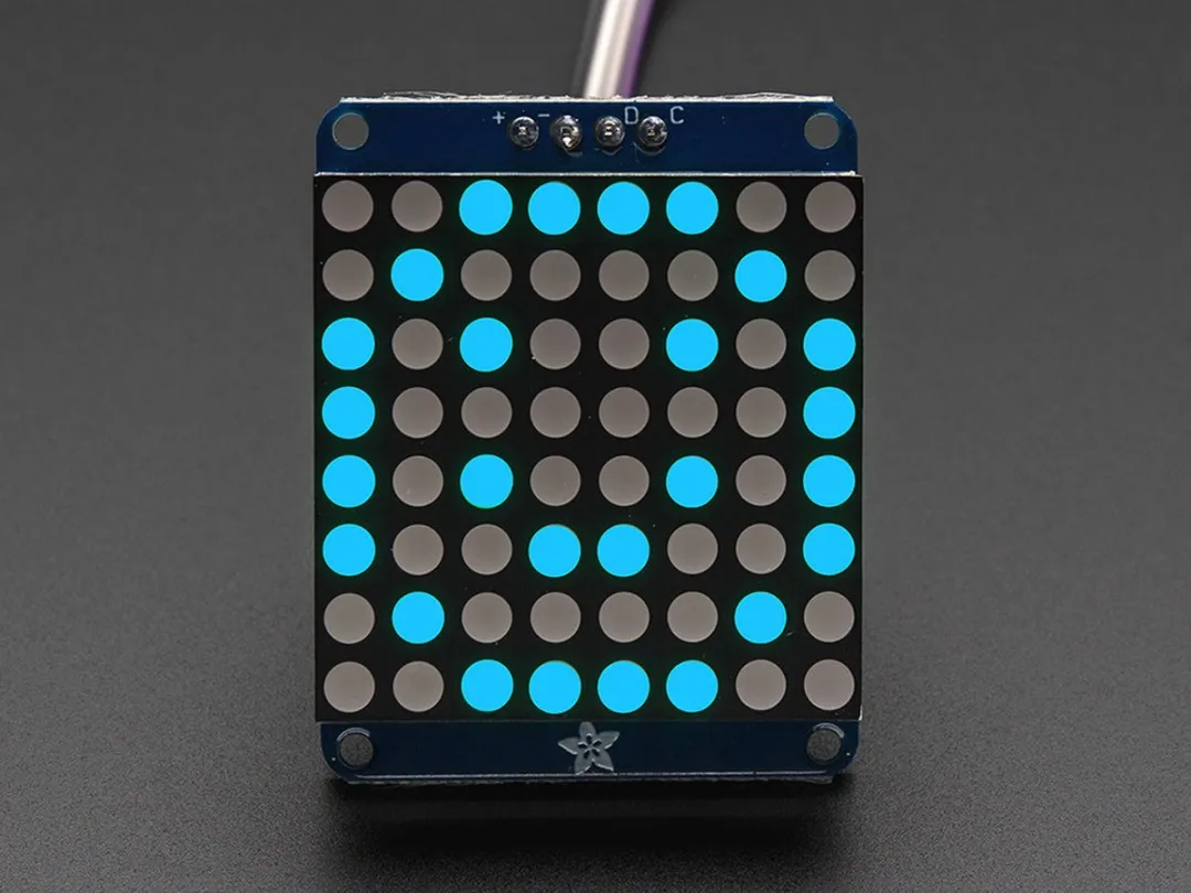 Adafruit 1.2 inch 8x8 LED Matrix I2C Backpack