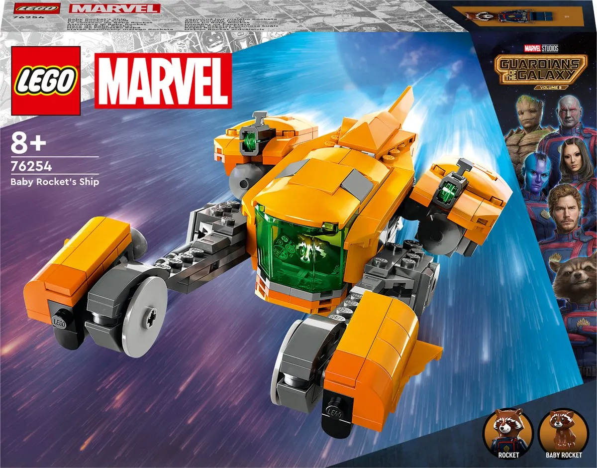 LEGO Marvel Baby Rocket Guardians of the Galaxy 76254 - Meerkleurig