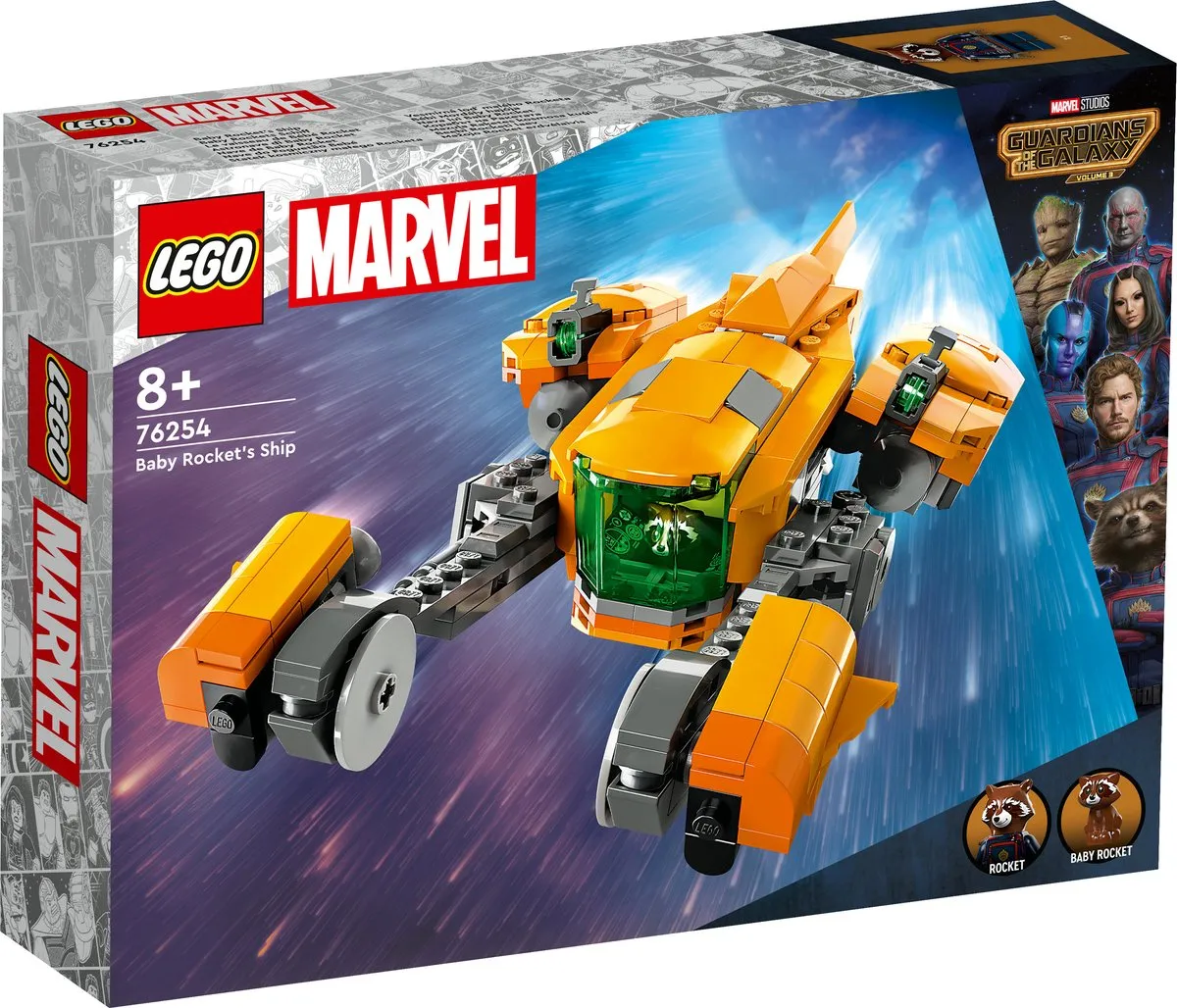 LEGO Marvel Baby Rocket Guardians of the Galaxy 76254 - Meerkleurig - afbeelding 6 van 6