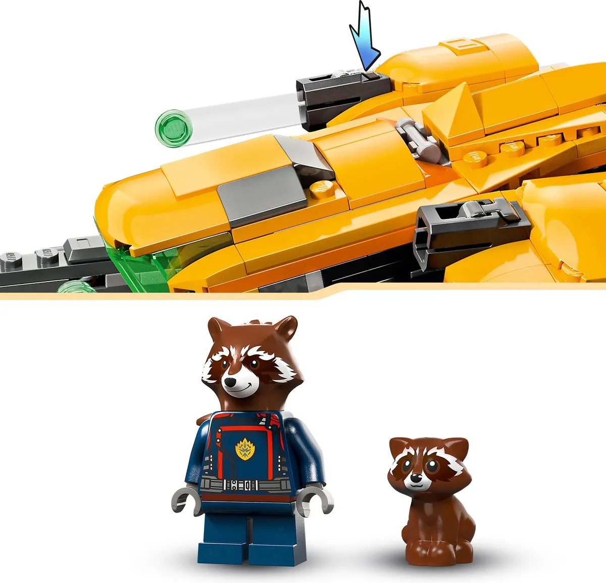 LEGO Marvel Baby Rocket Guardians of the Galaxy 76254 - Meerkleurig