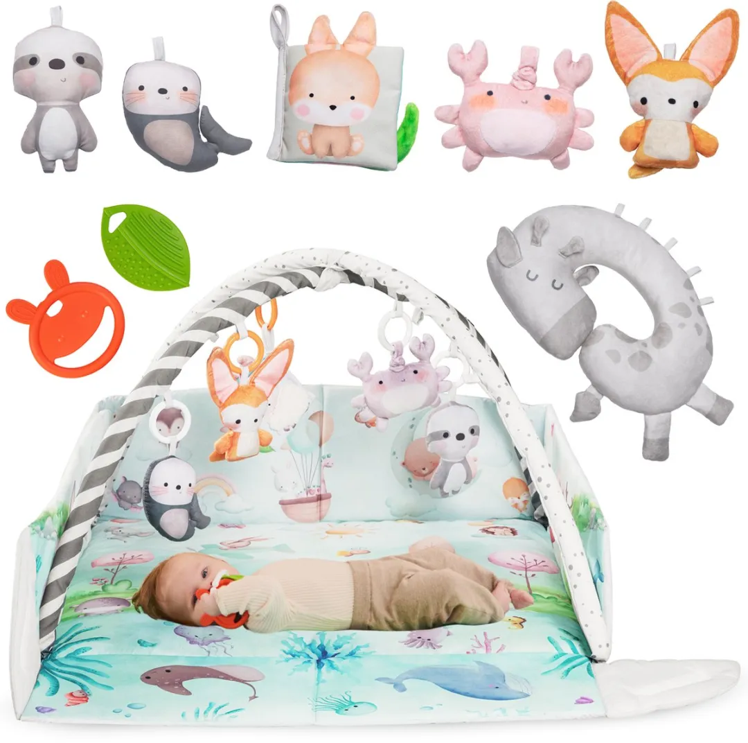 Lionelo Anika Natural Bamboe Babygym & Speelmat
