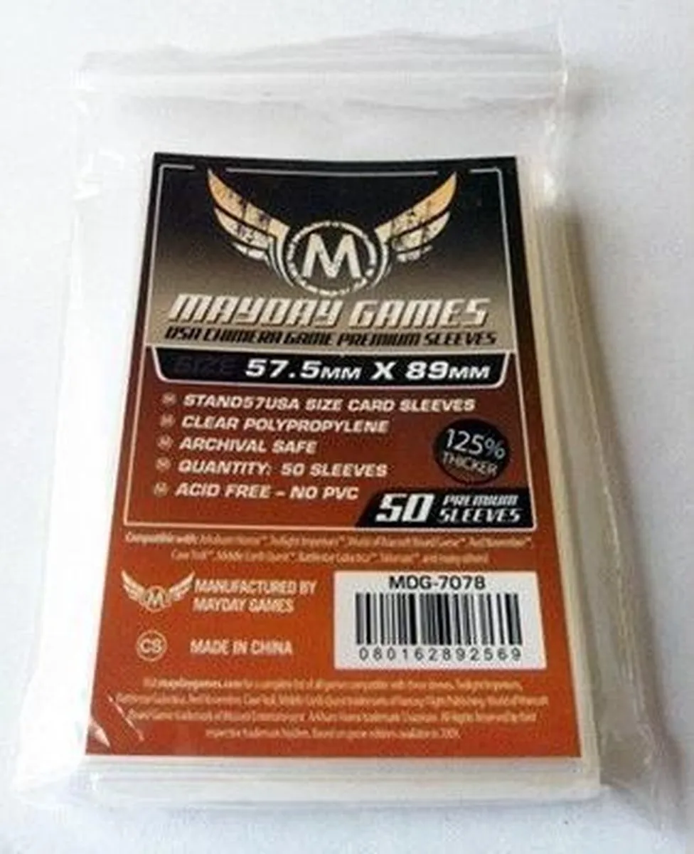 Mayday Games Card Sleeves MDG-7078 - 50 Stuks