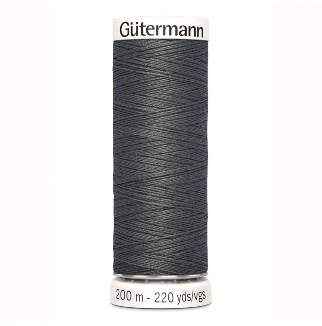 Gutermann Polyester Naaigaren 702 - Grijs - 200m