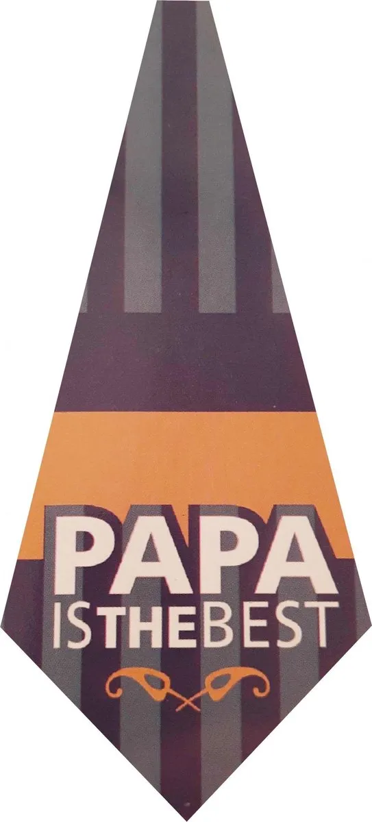 Eddy Toys Stropdas Mega Papa Is The Best Heren