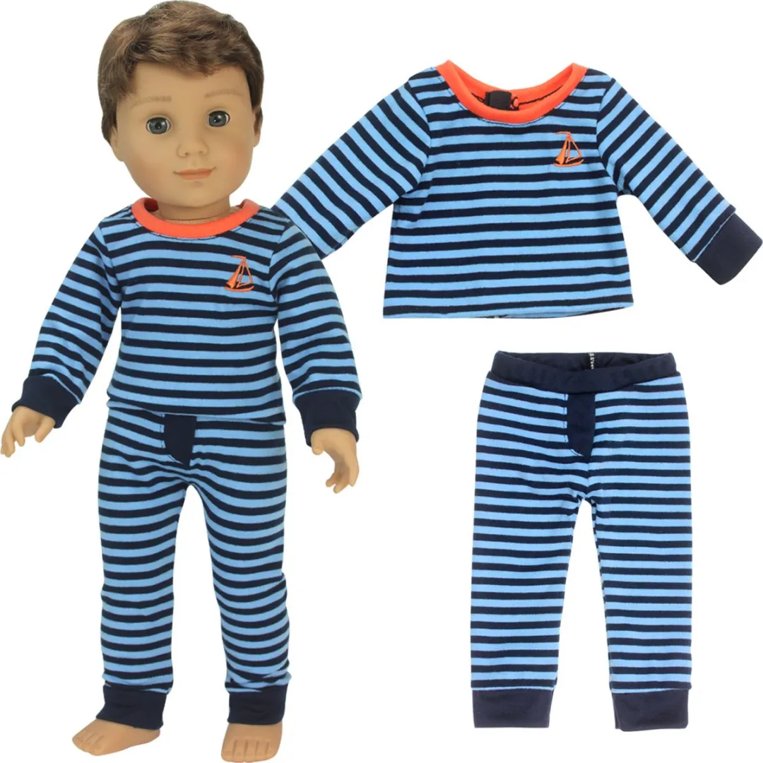 Sophia's by Teamson Kids Poppenkledingset DRPJS-BL-UPC - Babypop Blauw
