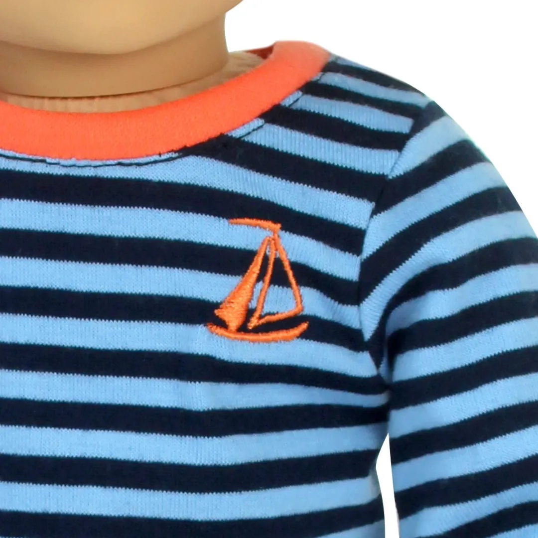 Sophia's by Teamson Kids Poppenkledingset DRPJS-BL-UPC - Babypop Blauw