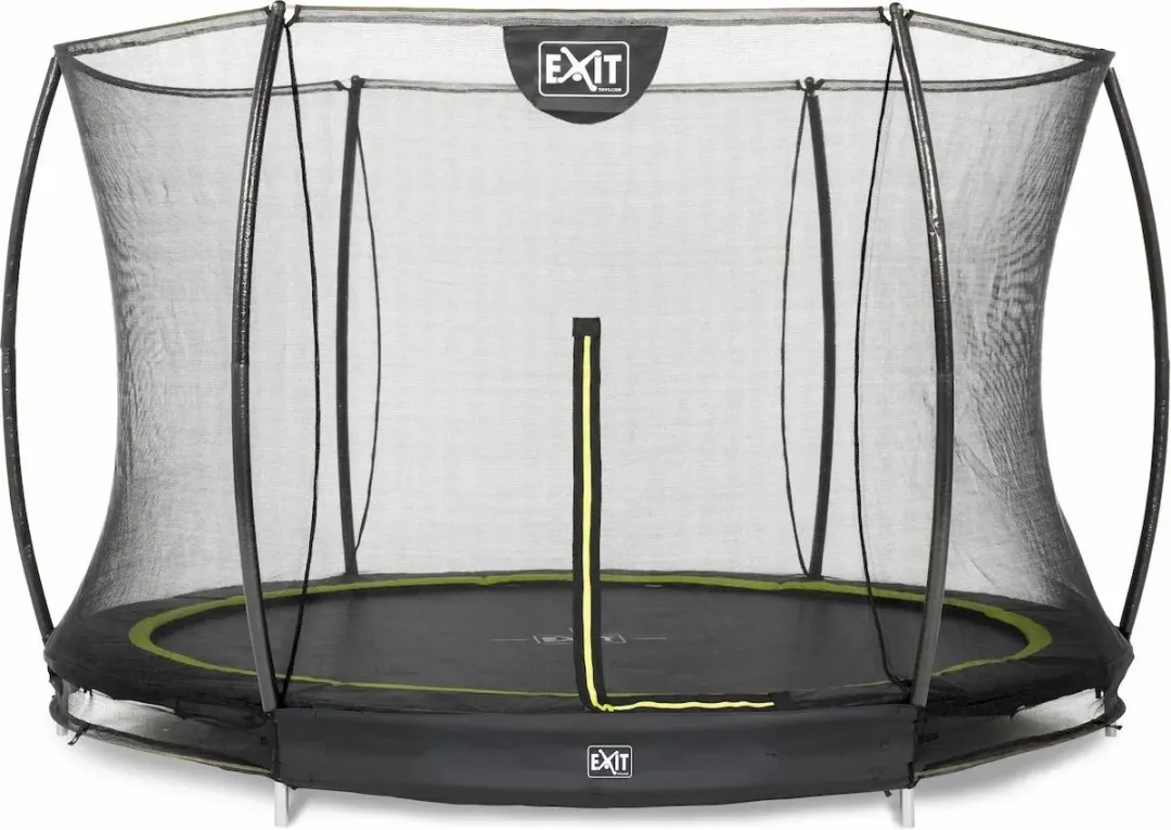 EXIT Silhouette Inground Trampoline Ø366cm - Zwart