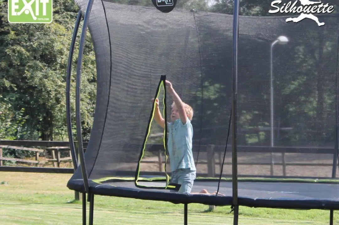 EXIT Silhouette Inground Trampoline Ø366cm - Zwart