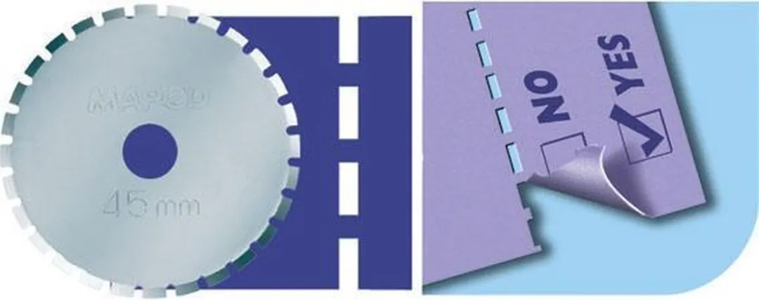 Maped Multicut 310 & Draaibaar Snijmes Perforatiemessen - 2 Stuks - Zilver - afbeelding 5 van 6
