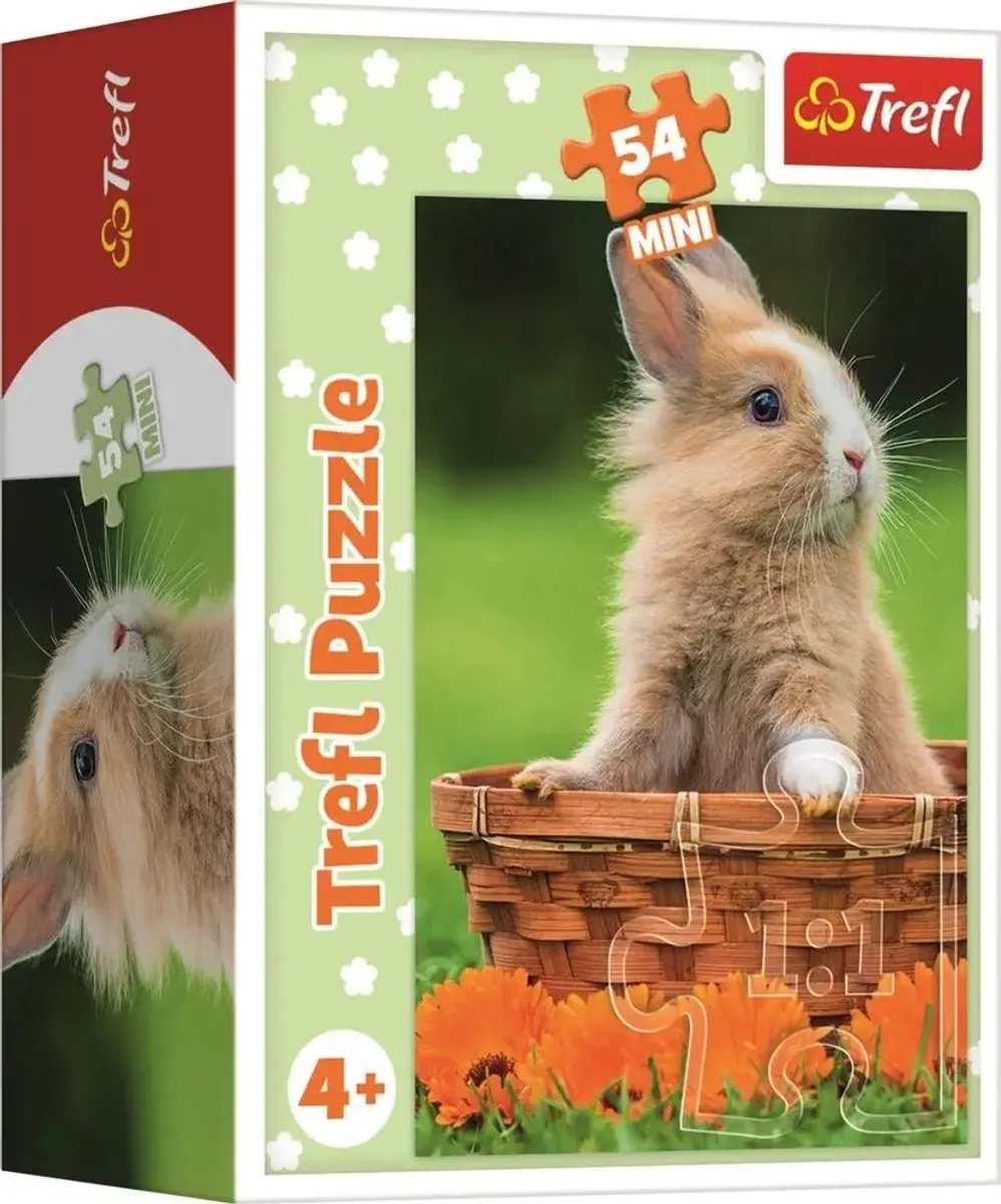 Trefl Minipuzzel Schaduwrijke Dieren 54 Stuks - Multicolor