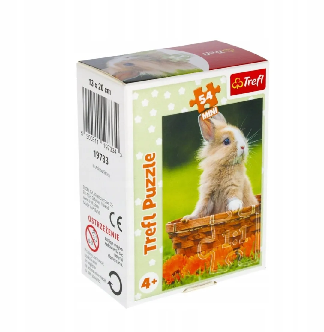Trefl Minipuzzel Schaduwrijke Dieren 54 Stuks