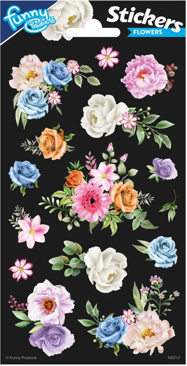 ThimbleToys Stickervel Bloemen