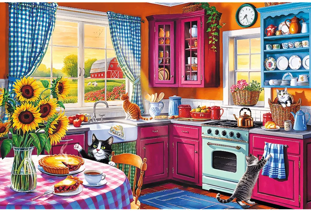 Trefl Puzzel 300 Stuks Morning in the Kitchen EasyPiece - Multicolor