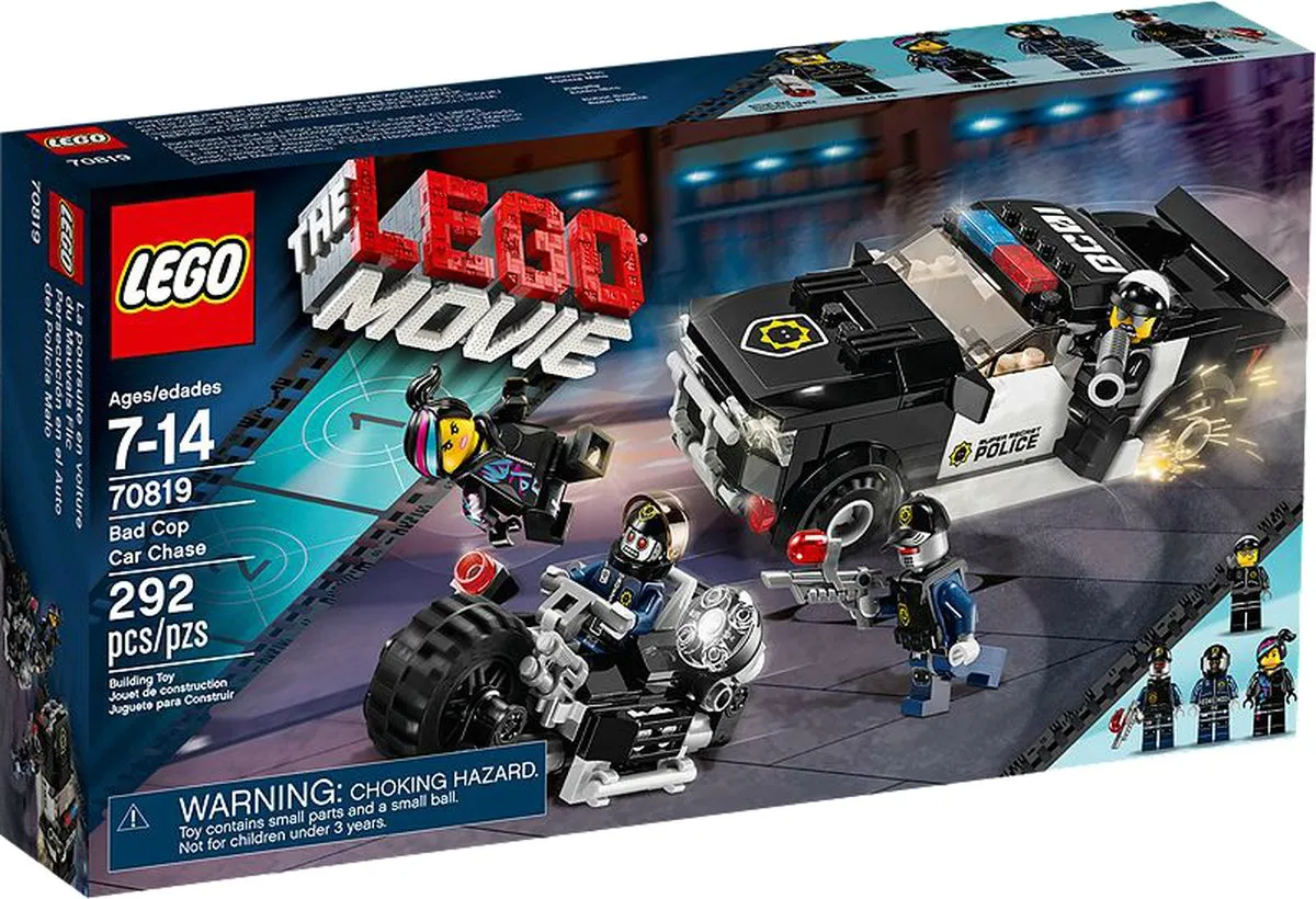 LEGO Movie 2 Rot Agent Achtervolging 70819 - 292 Stukken