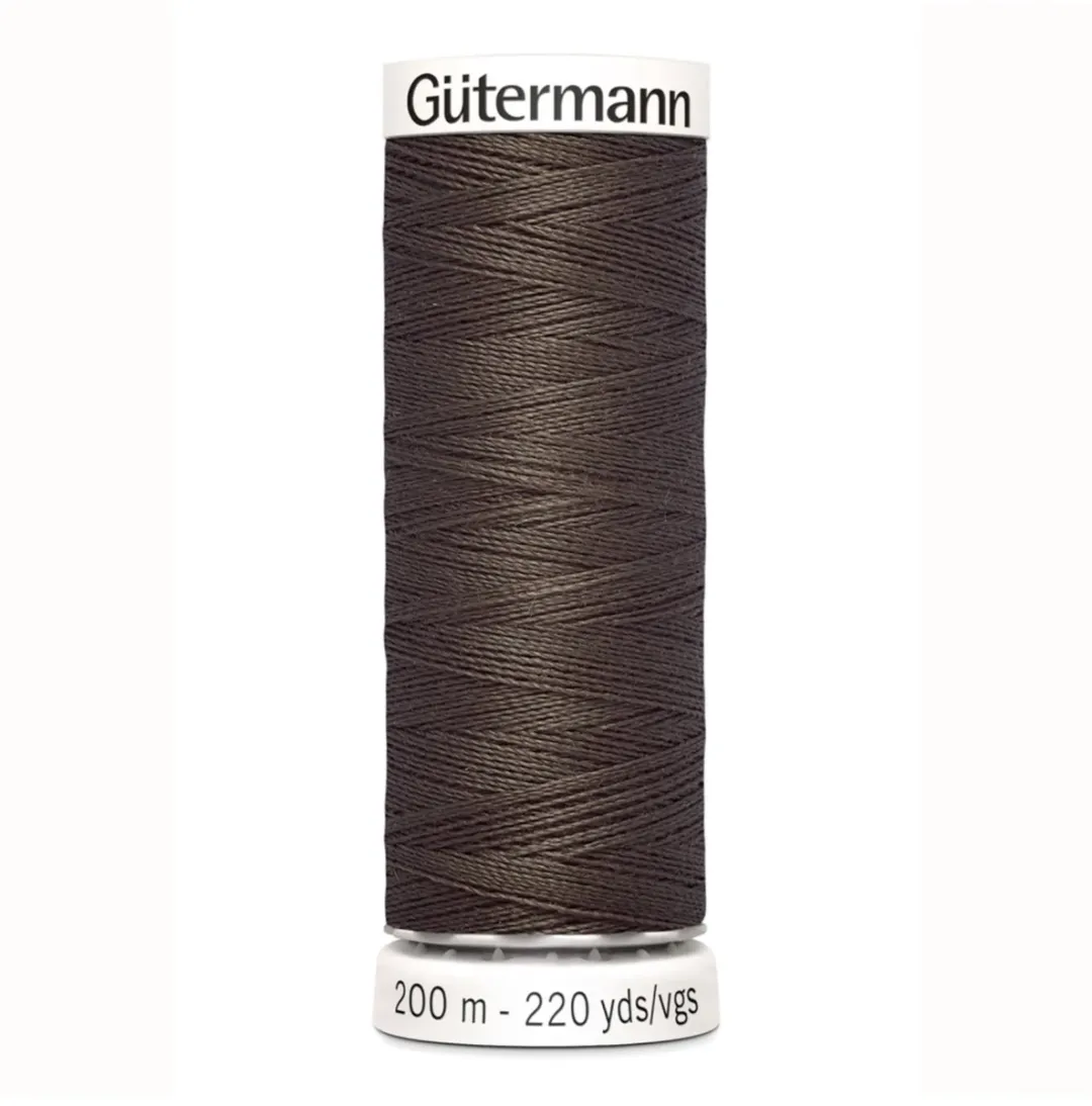 Gutermann Polyester Naaigaren 200m - Bruin