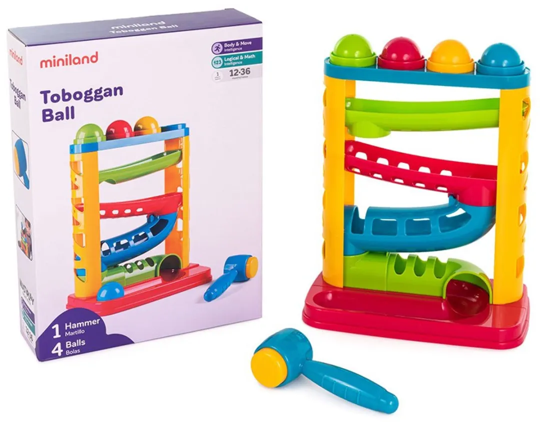 Miniland Toboggan Ball Educatief Speelgoed