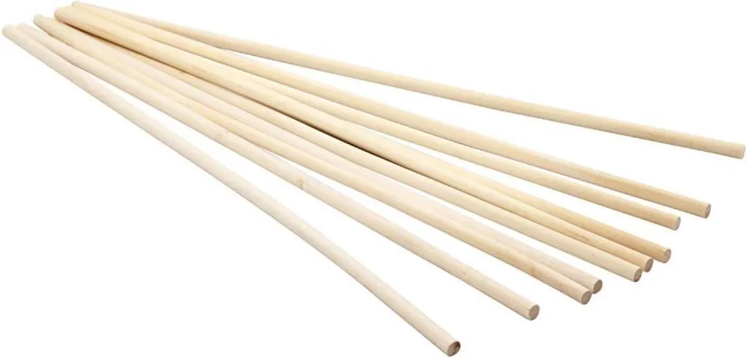 Creativ Company Bloemstokken 10 Stuks - 30cm x 6mm Multicolor