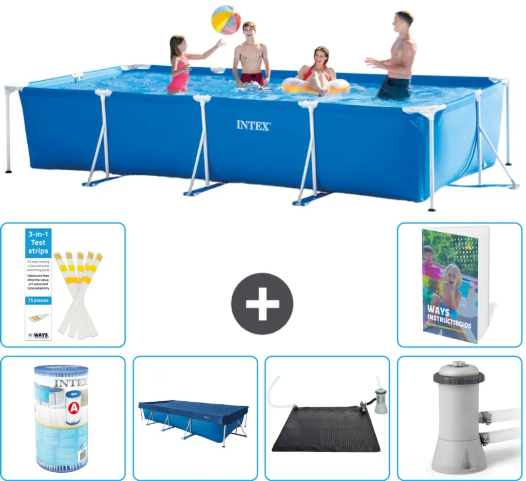 Intex Rechthoekig Frame Zwembad 450x220x84cm