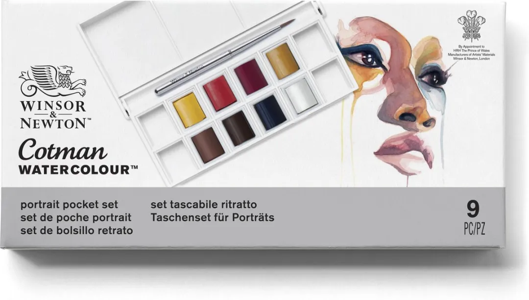 Winsor & Newton Cotman Portrait Pocket Aquarelverfset