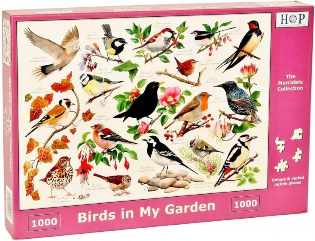 House Of Puzzles Birds in My Garden Legpuzzel 1000 Stuks