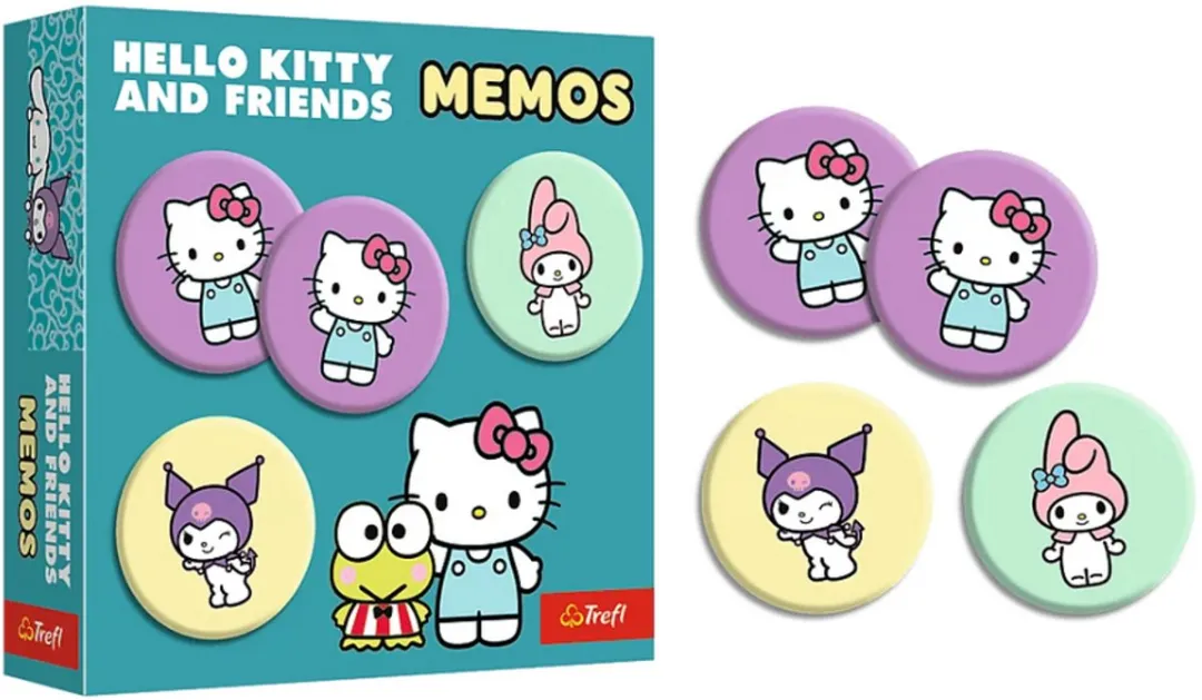 Lean Toys Hello Kitty Geheugenspel - 36 Kaarten - Multicolor