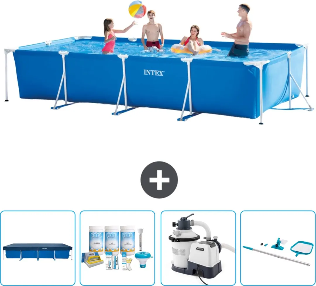 Intex Rechthoekig Frame Zwembad 450x220x84cm