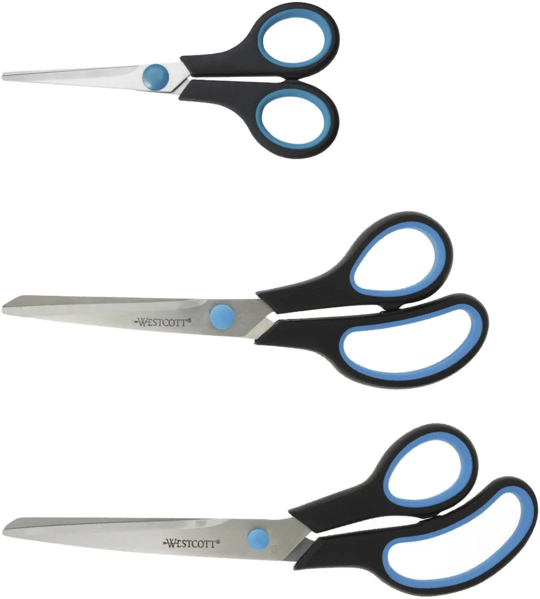 Westcott Easy Grip Scharenset 3-delig 14/20/24cm
