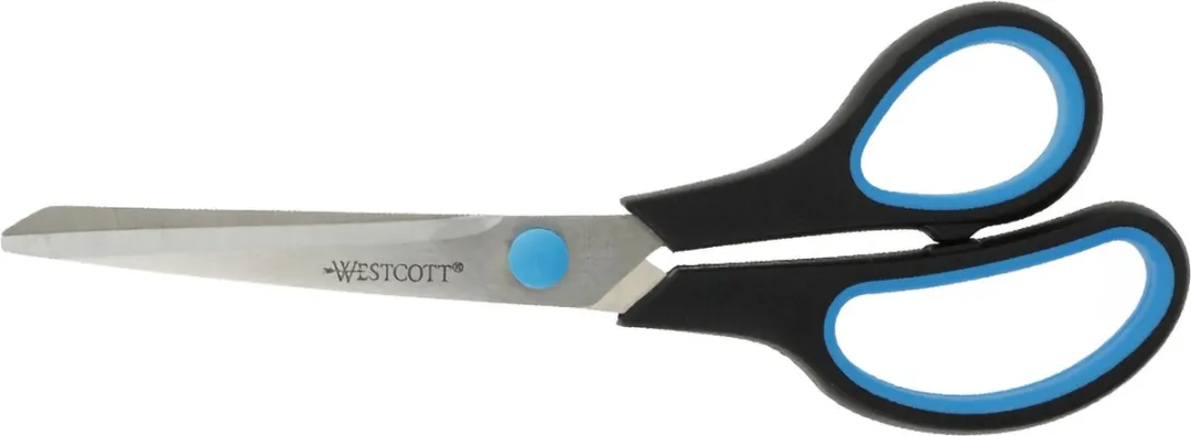 Westcott Easy Grip Scharenset 3-delig 14/20/24cm - RVS - Zwart/Blauw
