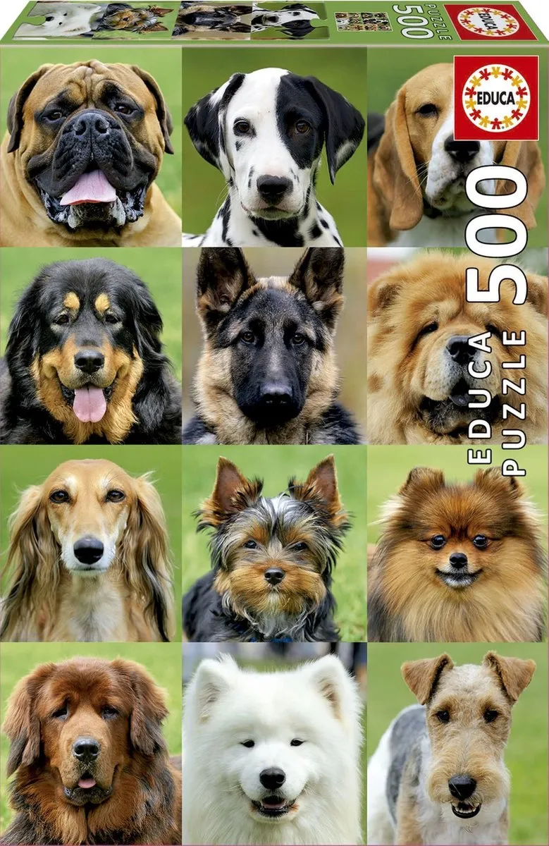 Educa Honden Puzzel 500 Stuks - 17963