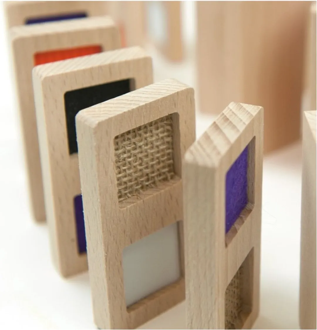 Andreu Texturen Domino - Multicolor