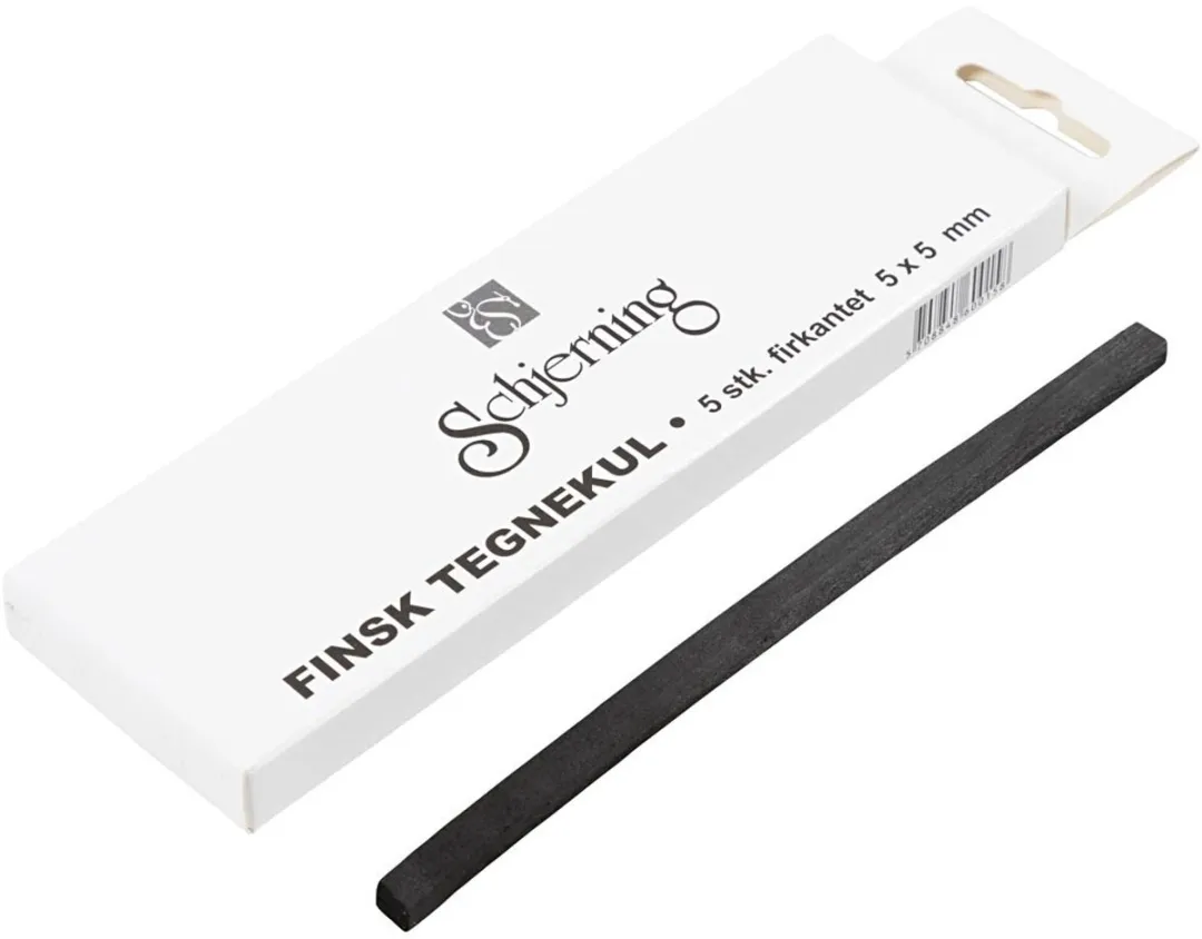 Creativ Company Schjerning Houtskool Sticks 15cm - 5 Stuks