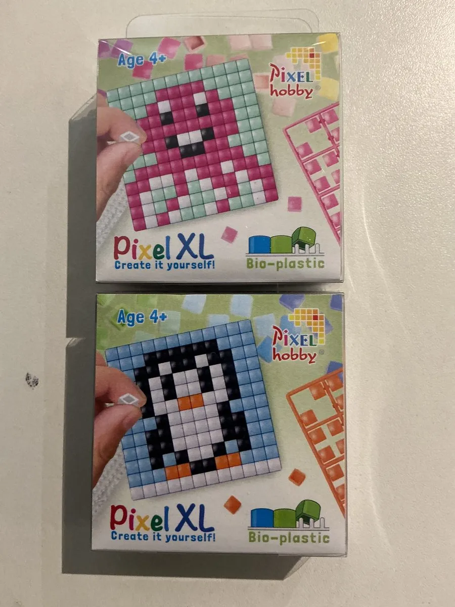 Pixelhobby XL Set 2 Fun Set Pinguïn/Octopus