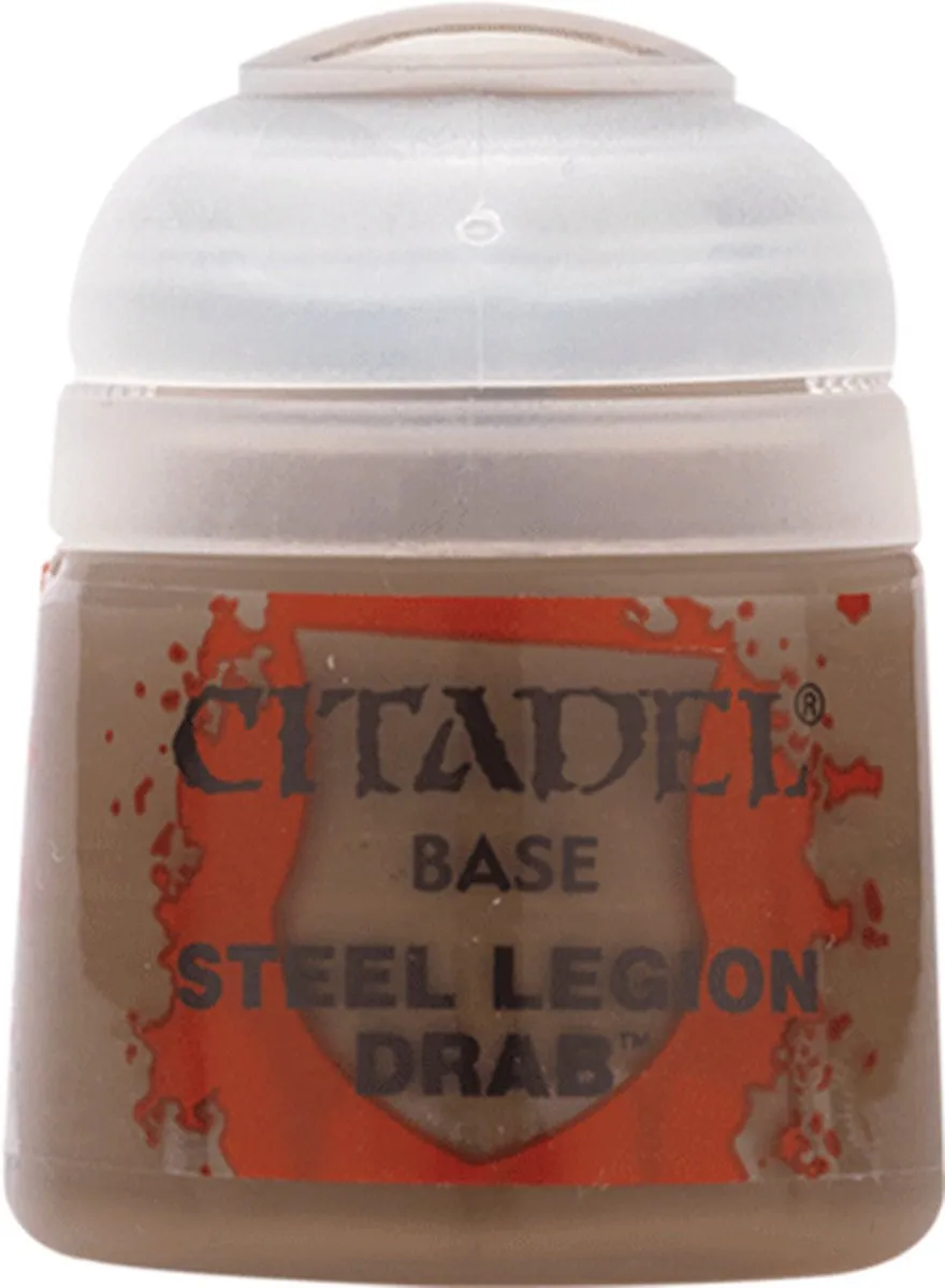 Games Workshop Citadel Base Steel Legion Drab