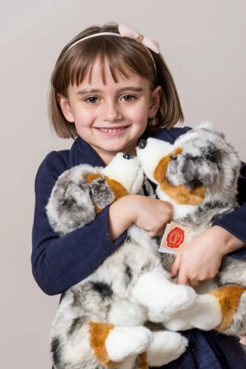 Teddy Hermann Knuffeldier Hond Australische Herder - 30 cm - Multi