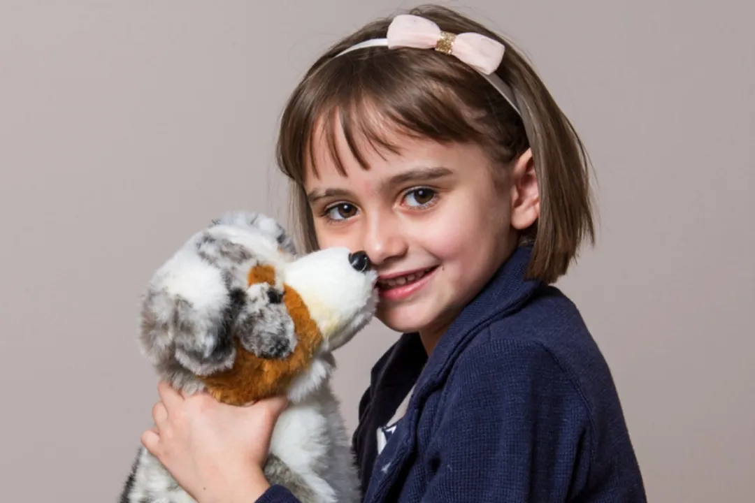 Teddy Hermann Knuffeldier Hond Australische Herder - 30 cm - Multi