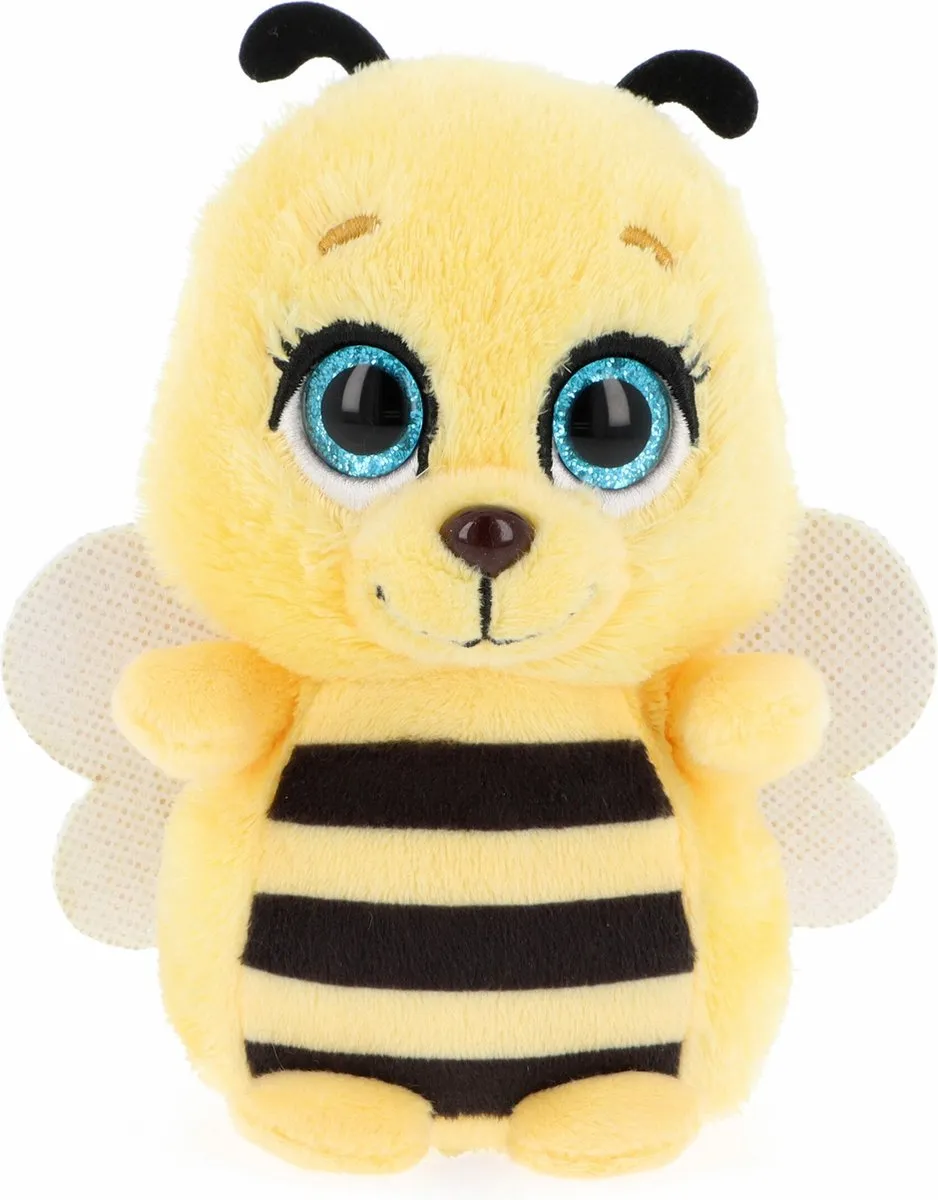 Keel Toys Knuffelbij Geel 14cm