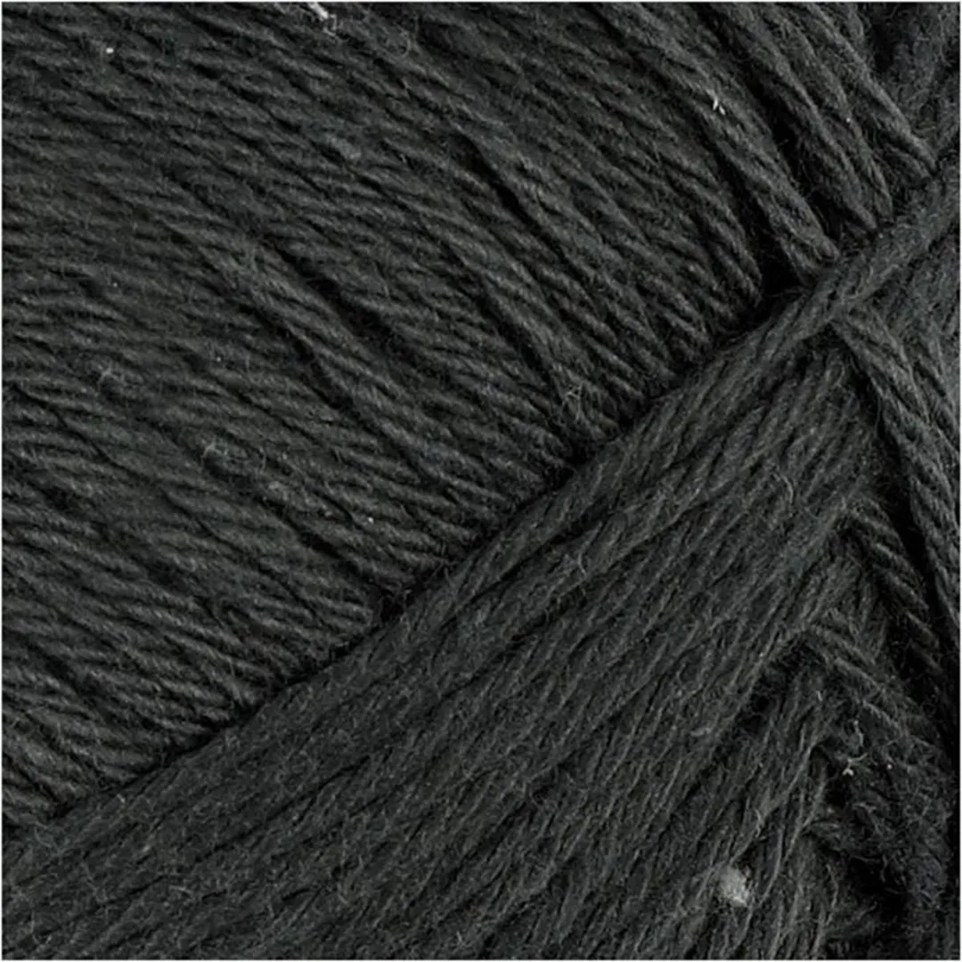 Creativ Company Katoengaren 8/8 50g - Zwart