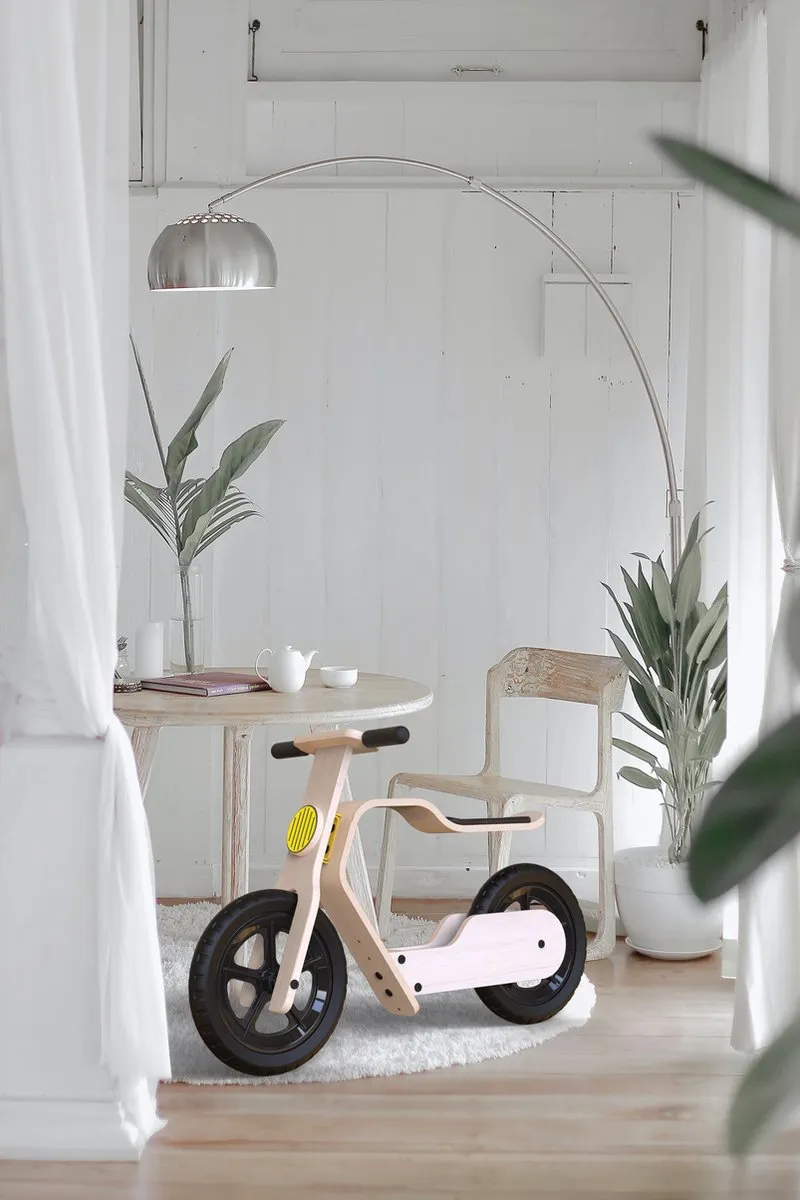 Mamatoyz Houten Loopfiets O2R - 2 Wielen 6 Inch - Naturel