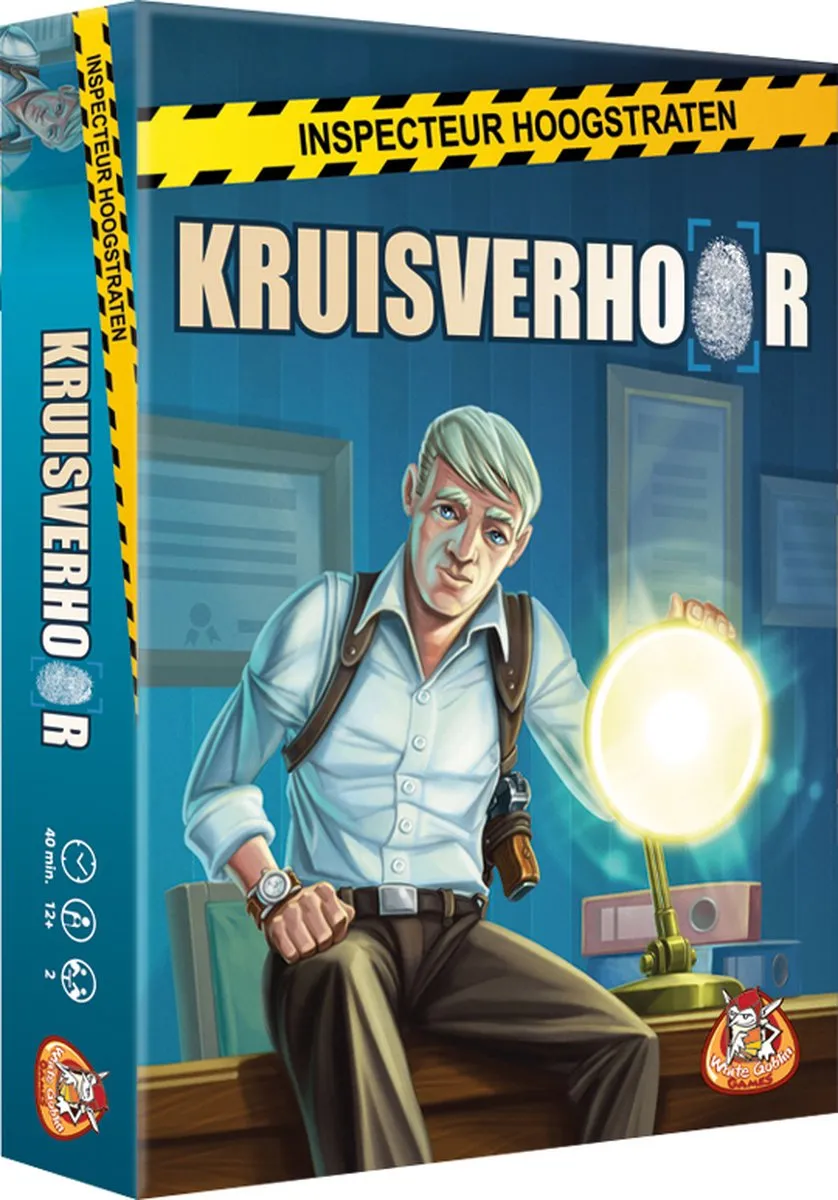 White Goblin Games Inspecteur Hoogstraten Kruisverhoor - Kaartspel WGG1616