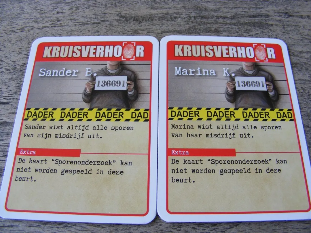 White Goblin Games Inspecteur Hoogstraten Kruisverhoor - Kaartspel WGG1616