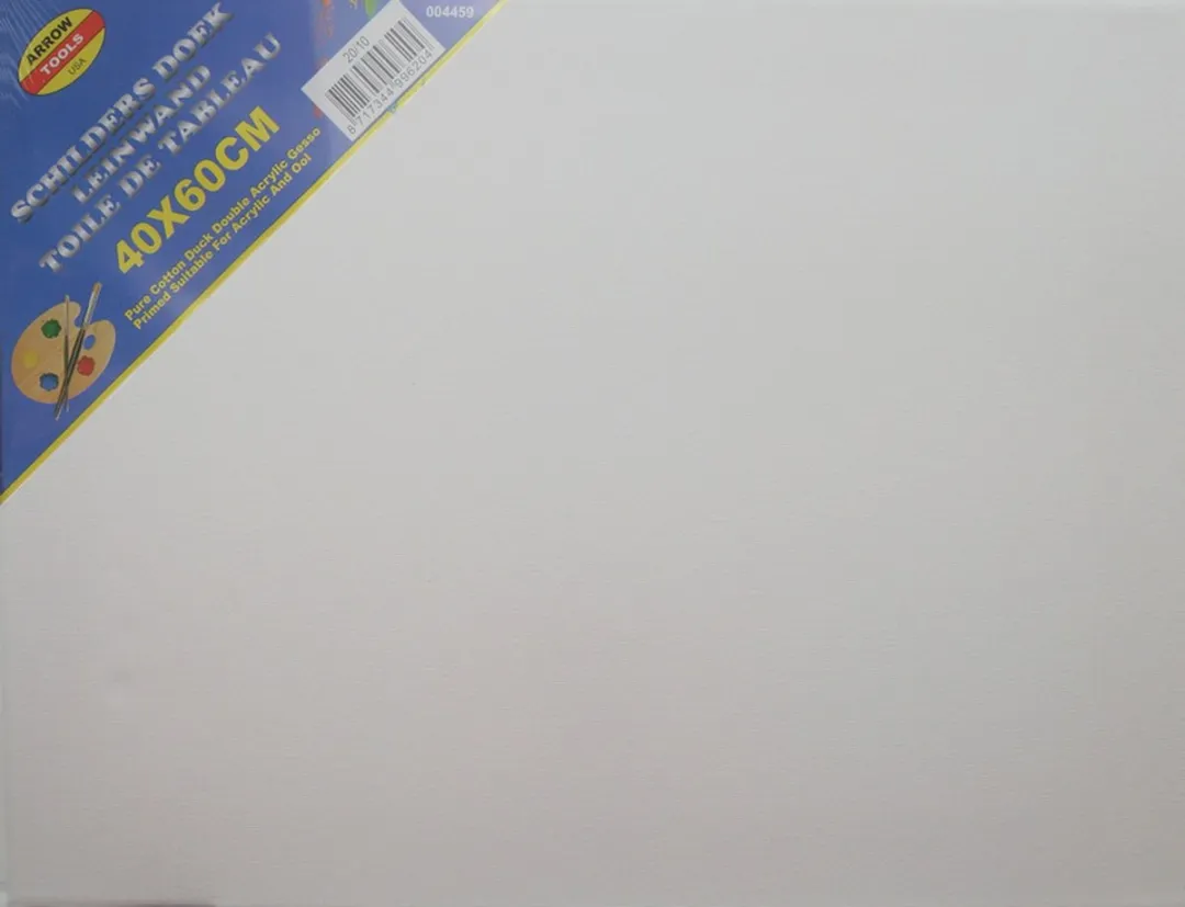 Rayher Acrylverfset 24x12ml + 2x Doeken 40x60cm + 5x Kwasten - Basiskleuren