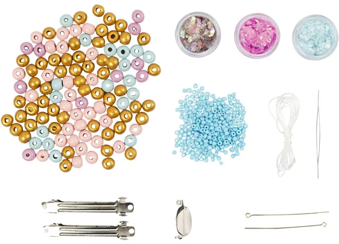 Creativ Company Mini Hobbyset Sieraden Glitter Clay - Multikleurig